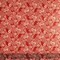 1 Yard Polynesian Hibiscus & Plumeria Flowers Traditional Tattoo Fabric Single Border Poly Cotton 45 Inches Wide